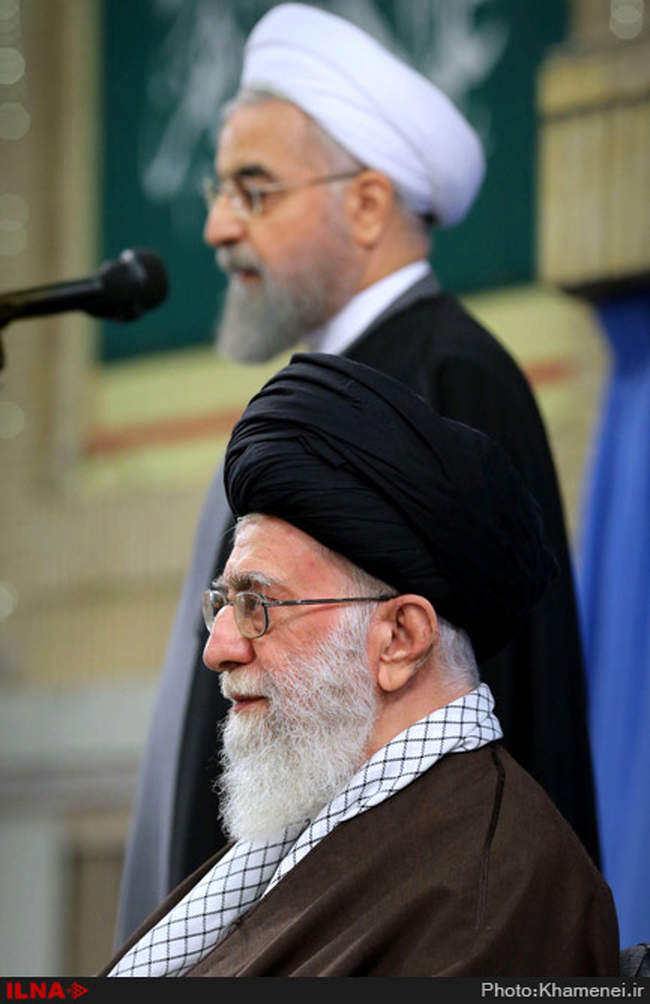 دیدار مسئولان نظام و سفرای کشورهای اسلامی با رهبر انقلاب