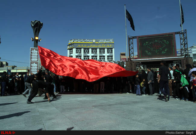 مراسم عاشورای حسینی در میدان امام حسین(ع)