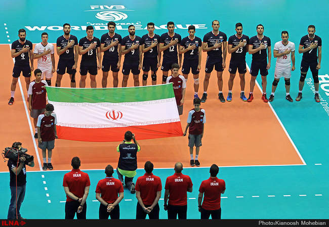 دیدار دوم تیم های ملی والیبال ایران و لهستان