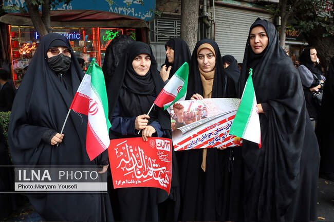      راهپیمایی یوم‌الله ۱۳ آبان‌ماه در تبریز 