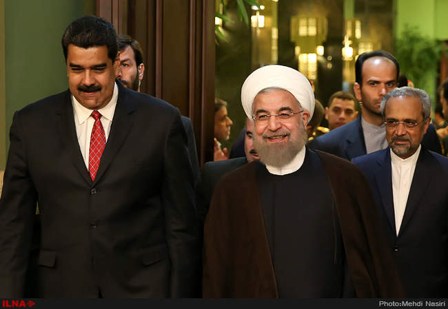 دیدار نیکلاس مادورو رئیس جمهور ونزوئلا با رئیس جمهورکشورمان
