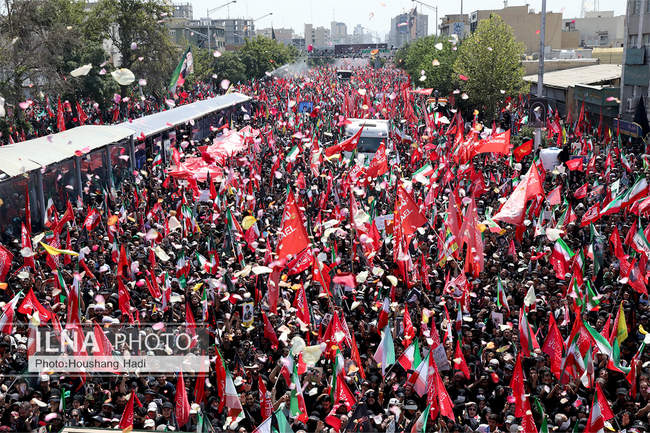مراسم تشییع پیکر مطهر رهبر شهید انقلاب / 4 