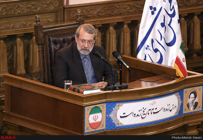 نشست خبری علی لاریجانی  رئیس مجلس شورای اسلامی 