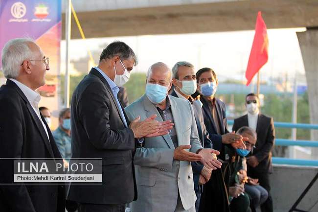 افتتاح پروژه بزرگ مجموعه پلهای شهید سلیمانی اصفهان توسط وزیر راه و ش�