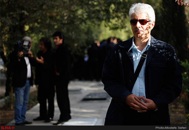 مراسم چهلم فرهنگ شریف در بهشت زهرا