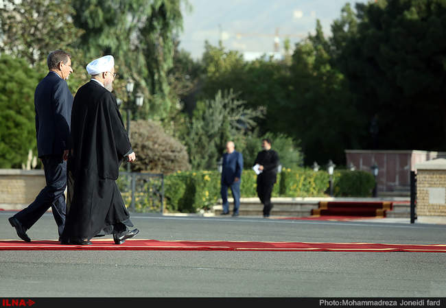 مراسم بدرقه رییس جمهور در سفر به سه کشور جنوب شرق آسیا