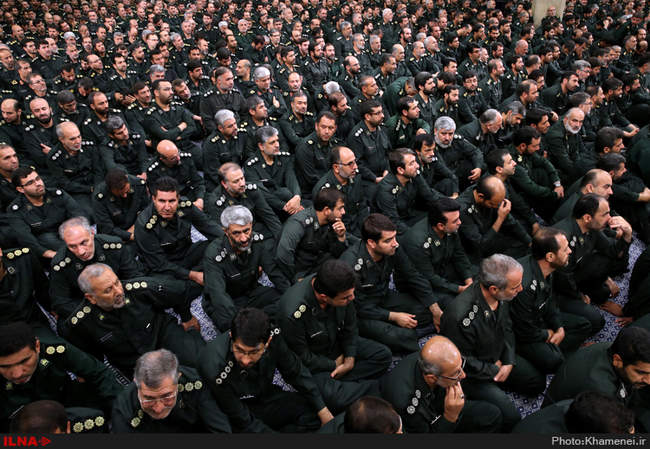 دیدار فرماندهان سپاه پاسداران انقلاب اسلامی با رهبر انقلاب اسلامی