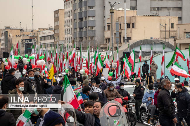 مراسم راهپیمایی ۲۲ بهمن در تهران ( 3 )