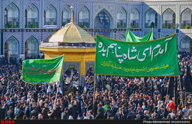 مراسم عزاداری شهادت امام رضا (ع) در مشهد مقدس