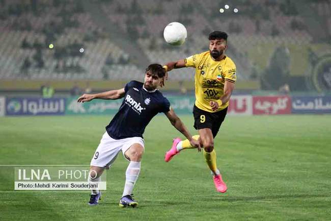 توقف تیم فوتبال سپاهان اصفهان مقابل ملوان بندر انزلی