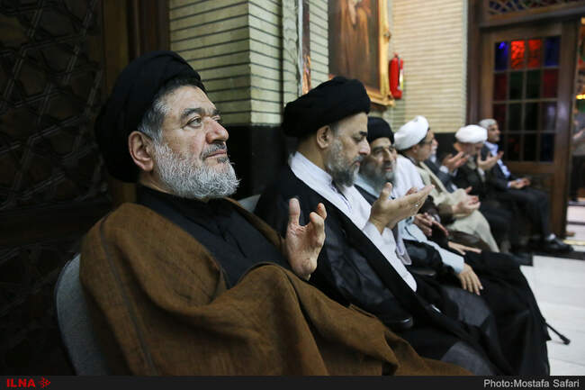 مراسم ترحیم آیت‌الله مروارید