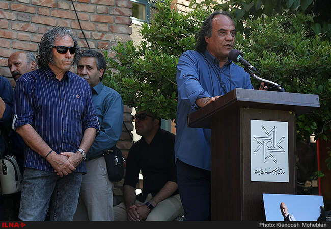 مراسم تشییع پیکر علیرضا سلطانی عکاس پیشکسوت مطبوعات