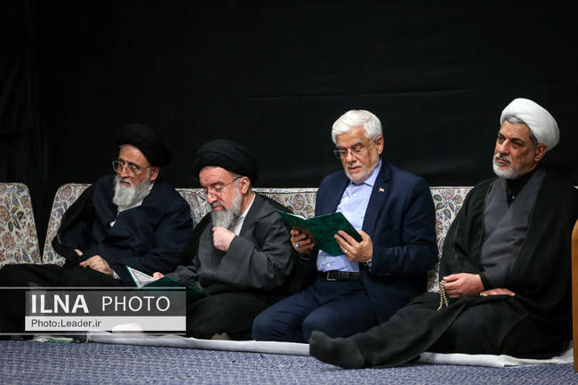 مراسم بزرگداشت شهدای جنگ تحمیلی ۱۲ روزه با حضور رهبر انقلاب