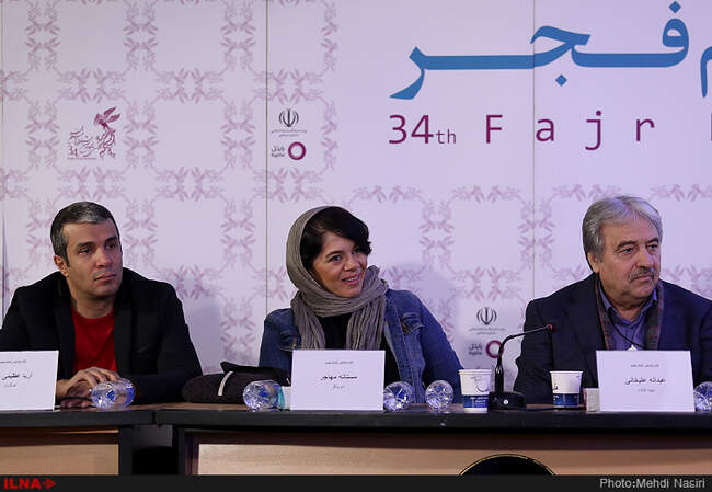نشست خبری فیلم آبنبات چوبی به کارگردانی امان منطقی