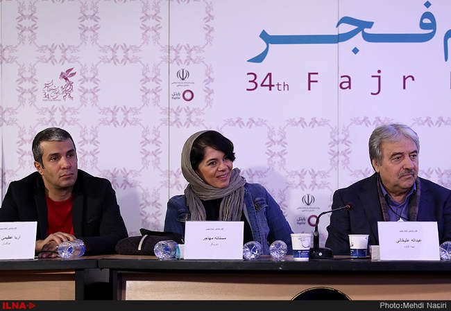 نشست خبری فیلم آبنبات چوبی به کارگردانی امان منطقی