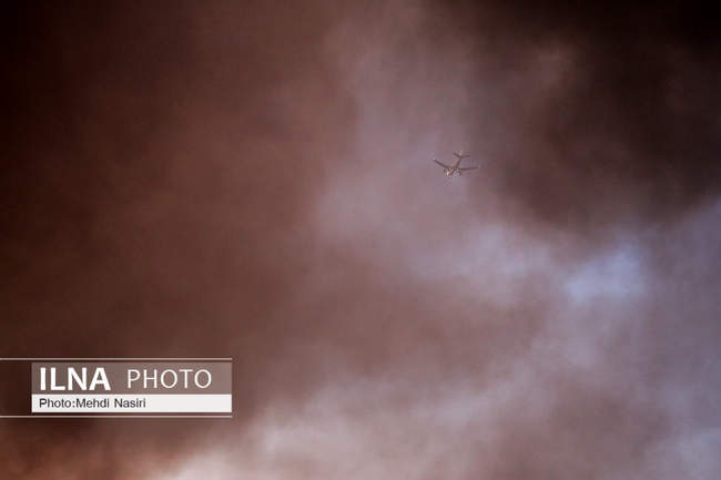 آتش‌سوزی در بارانداز ۱۲ هزار متری در شوش 
