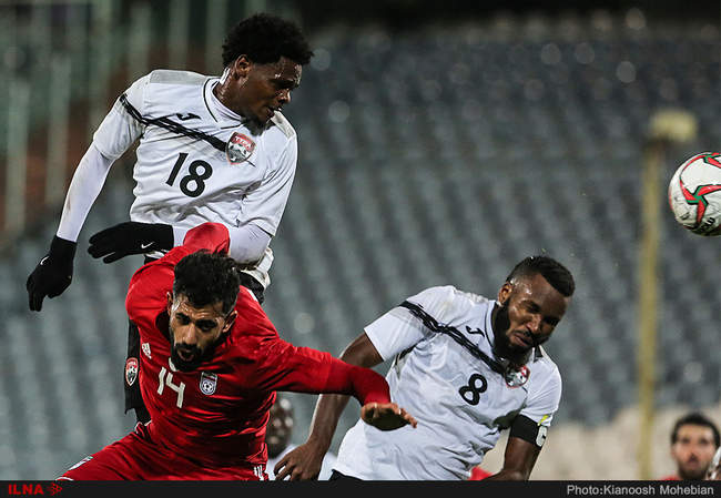دیدار تیم های فوتبال ایران و ترینیداد و توباگو