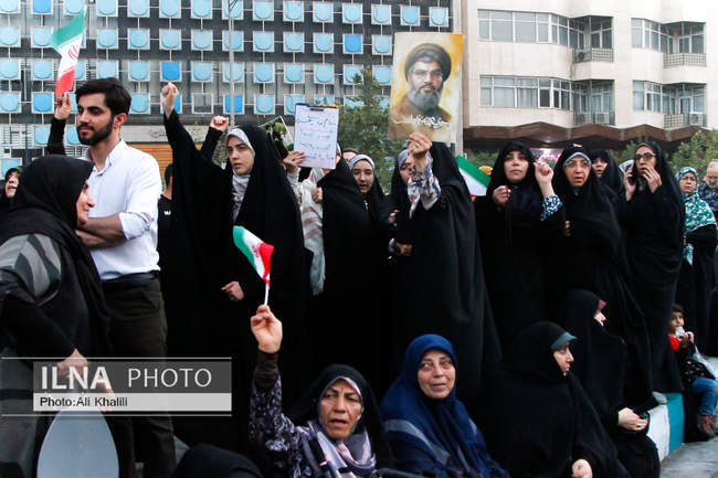 تجمع مردمی حمایت از عملیات «بشارت فتح»- تهران