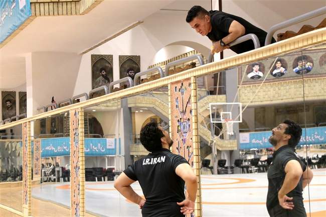 تمرین تیم ملی کشتی آزاد بزرگسالان (گزارش تصویری)