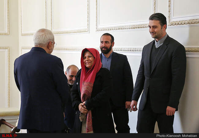 دیدار شمشاد اختر معاون دبیر کل سازمان ملل متحد با ظریف