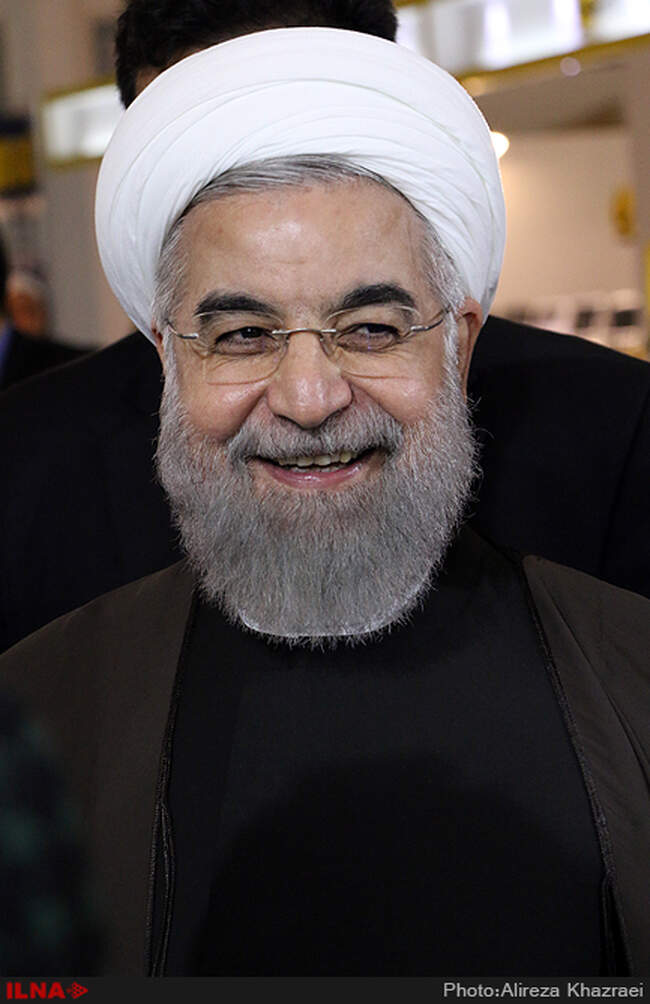 بازدید رییس جمهوری از نمایشگاه مطبوعات 
