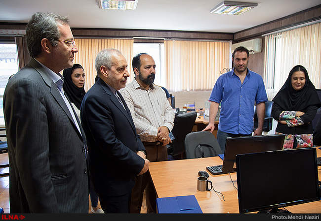 بازدید علی اصغرفانی وزیر آموزش و پرورش از ایلنا