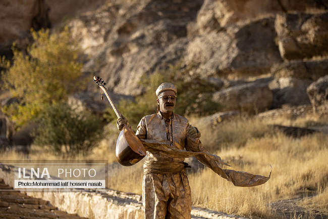 جشن مهرگان در غار کرفتو دیواندره 